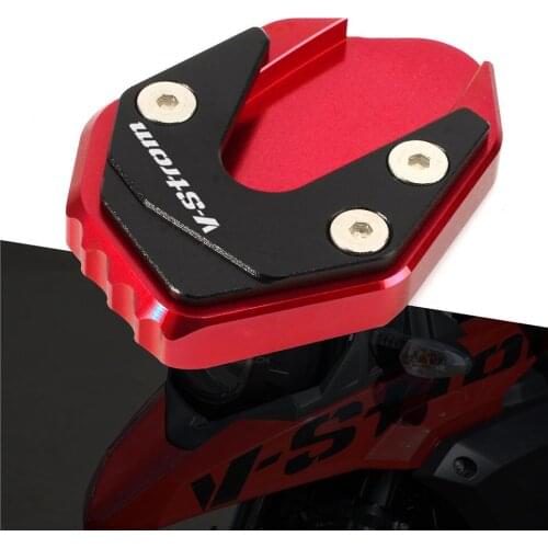 Motorcycle Kickstand Foot Side Stand Extension Pad Support Plate For Suzuki V-Strom 250 DL250 DL 250 V STROM 2017 2018 2019 2020