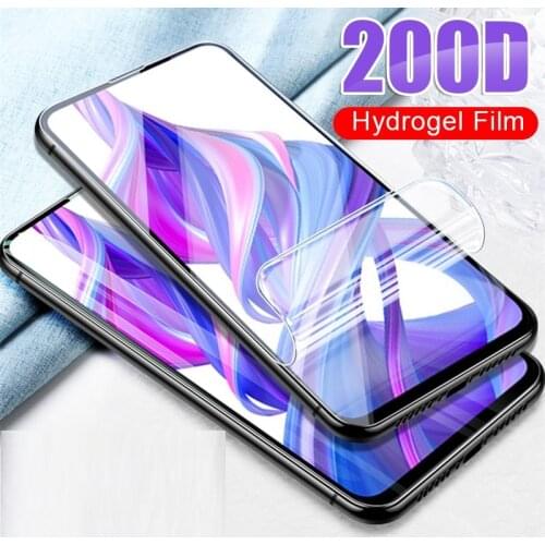 Transparent Hydrogel Film For Huawei honor 9X Pro Cover Curved Soft Screen Protector Not Glass