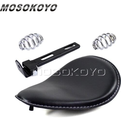Moto Solo Spring Driver Seat Springs Bracket Mount Kit For Harley Honda Yamaha Kawasaki Suzuki Sportster Bobber Chopper Custom