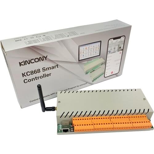 Kincony H32B Ethernet/WiFi TCP IP Network Relay Switch Smart Home Assistant Automation Module Controller Node-Red Domoticz