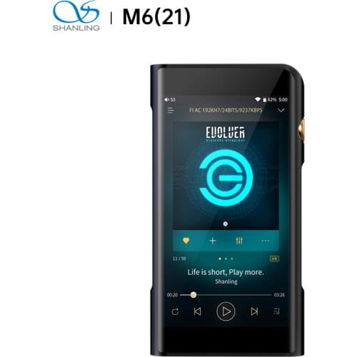 Shanling M6 21 MQA Dual ES9038Q2M Android OS Balanced Portable Music Player MP3 2* OPA2211 2.5/3.5/4.4mm Output DSD512 768kHZ