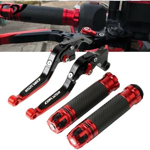 Motorcycle Folding Extendable Brake Clutch Lever Bike Cable Handle Grip For HONDA CBR125R CBR 125R 2004-2016 2017 2018 2019 2020