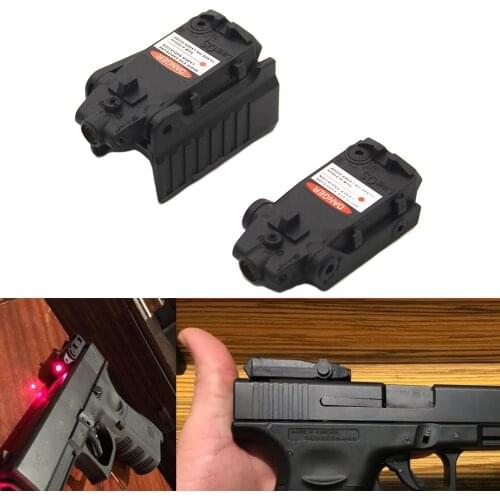Tactical Glock Laser Sight Rear Red Laser Aiming fit Airsoft Glock 17 18C 19 22 23 25 26 27 28 31 32 33 34 35 37