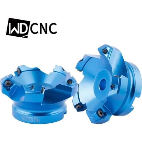KM12 50-100mm KM face mill Universal CNC Milling Cutter Indexable ALUMINUM Face Milling Machine Cutter Tools