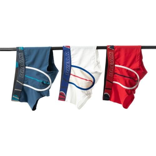 SEAFTE Mens Panties Soft Men Underwear Boxers Cotton Breathable Low Rise Mens Boxer Shorts Solid Color Sexy Underpants 2021 New