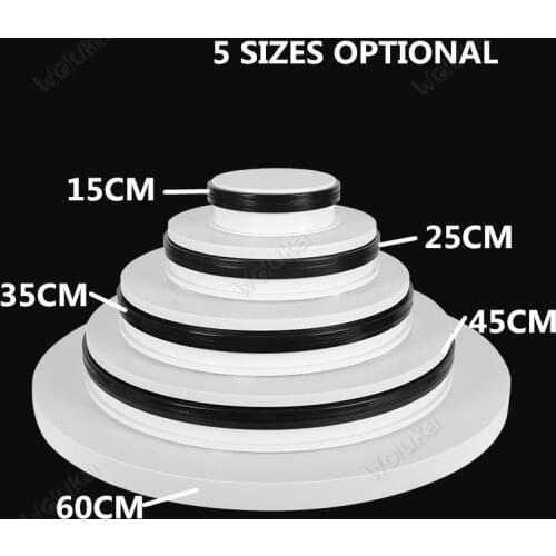 Rotary Display Stand 360 Degree Adjustable Rotating Speed Turntable Jewelry Holder 15-60CM Load 30kg Photo Turntable D50 T10 3Y
