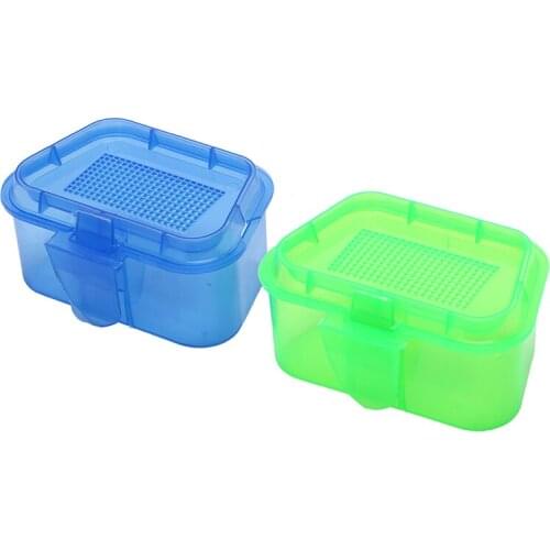 High Quality Bait Container Box Plastic Fishing Live Bait Storage Box Earthworm Bloodworms Color Random Fishing Accessories 1pc