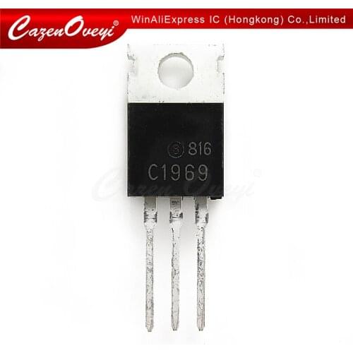 10pcs/lot 2SC1969 NPN TO-220 C1969 In Stock