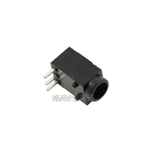 100PCS/LOT DC Power 3Pin Supply Socket Connector DC003A DC003needle 1.3mm DC-003 3.5*1.3 mm