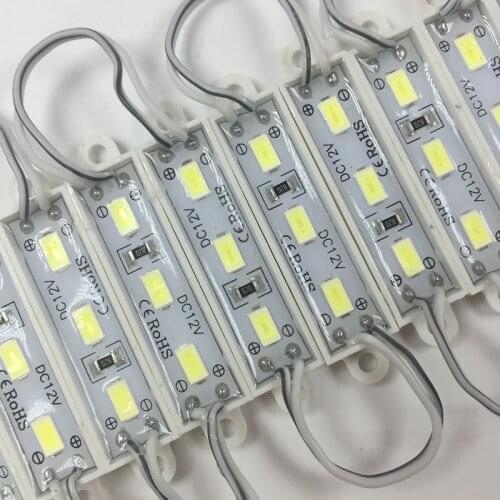 1000pcs/lot SMD 5730 3 LED Module DC12V Waterproof Mini led modules Cool White LED Lighting Module for Signage