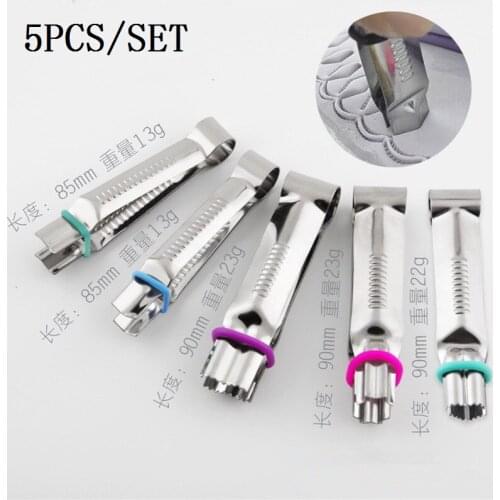 30set Cake Flower Lacework Clip Stainless Steel Cake DIY Decoration Mold Lace Clip Fondant Biscuits Cutter Tools Kit Bakeware