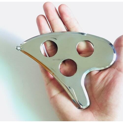 304 Stainless IASTM Steel GuaSha Board Massager Electrode Scraper Physical Therapy Loose Muscle Meridian Massage SPA Body Health