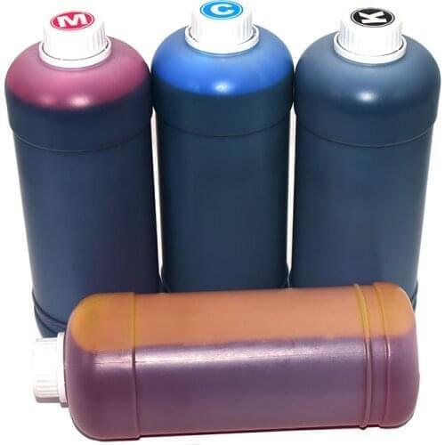 4 Color *1000ml Refill Dye Ink For Epson Workforce Pro WF-4830 WF-4820 WF-3820 WF-7830 WF-7835 WF-7840 Printers