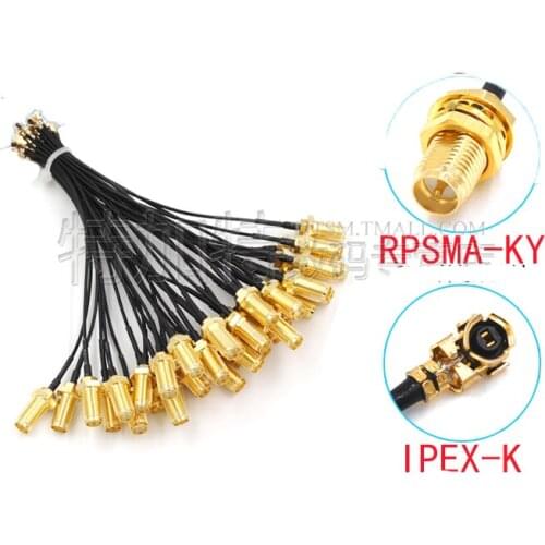 5PCS/Lot IPX/IPEX/u.fl To RPSMA-K Female Plug Connector RF Coaxial Extension Pigtail Cable For WIFI/GSM/3G/4G 5CM/10CM/15CM/30CM