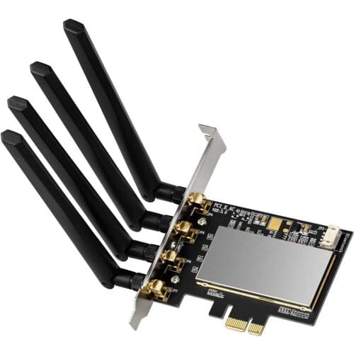 Adapter Desktop PC 1300Mbps PCI-e Wireless Card with broadcom BCM94360CD wireless AC Dual Band WiFi Blueooth BT 4.0