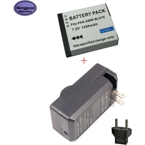 Banggood 7.2V 1200mAh DMW-BLH7E DMW BLH7 DMW-BLH7PP Camera Battery For Panasonic Lumix DMC-GM5 DMC-GF7 DMC-GF8 GF9 LX10 LX15