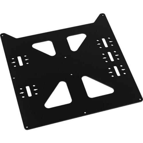 Aluminum Y Carriage Anodized Plate Black Upgrade V2 Prusa I3 V2 Hot Bed Support Plate for Prusa I3 Diy 3D Printer Parts