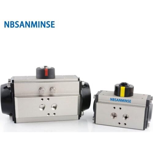 AT / ST - 050S Pneumatic Actuator Air Torque For SS Ball Valve Butterfly Valve Air Cylinder NBSANMINSE