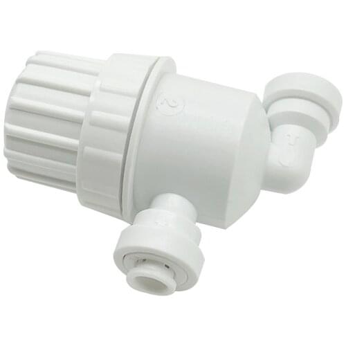 RO Water Filter Quick Connection For 1/4'' PE Hose Pipe Tube With Stainless Steel Mesh Inside