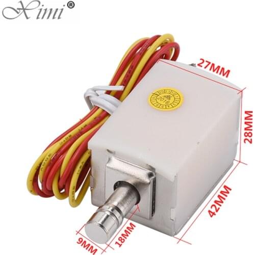 New DC12V/24V Small Electric Lock Electromagnetic Lock Mini Drawer Lock Cabinet Door Lock Electronic Lock NO Electric Lock