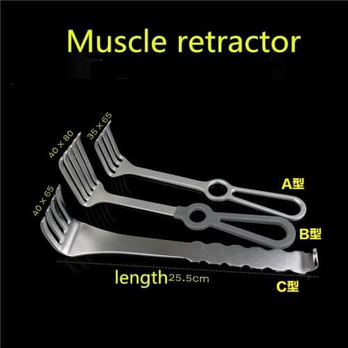 Surgical orthopedic instruments stainless steel medical hook and harrow tissue deep minimally invasive muscle pull hook