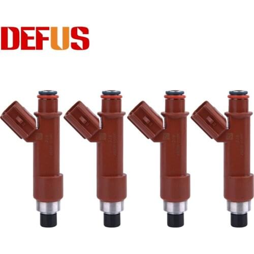 4PCS High Performance Fuel Injector For YARIS NCP90 NCP92 2NZFE 1.3L L4 2325021060 23250-21060 23209-21060 Car Nozzle Injection