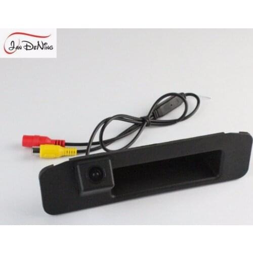JanDeNing HD CCD Car Rear View Parking/Backup Reverse Camera/ Trunk Handle OEM For Mercedes Benz GLK280 GLK300 GLK350 2013-2015