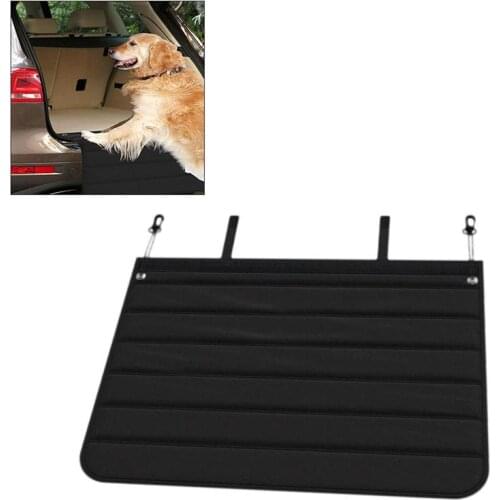 Black Anti-dirty Pad Pet Pad Car Trunk Bumper Protection Pad Foldable Easy To Clean Car Floor Mat For Pet Supplies
