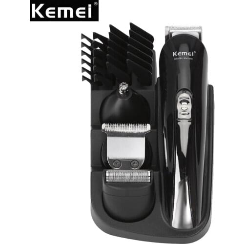 Kemei500 Multifunction Electric Hair Clipper Rechargeable Hair Trimmer Shaver Razor Cordless Adjustable Clipper 100-240v
