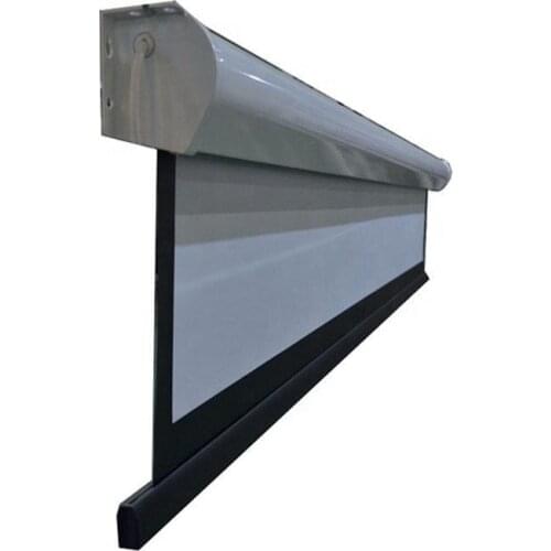 100 Inch Matte White Fabric Motorized Projector Screen For Ultra Short Throw Projector