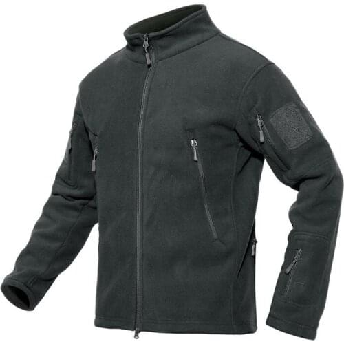 Man Outdoor Winter Fleece Military Tactical Hiking Camping Jackets Soft Shell Thermal Thicken Army Combat Windbreaker Jackets