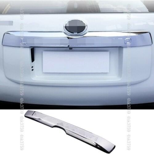 ABS Chrome Rear Door Trunk Lid Cover Trim For Toyota LAND CRUISER PRADO 2018-2021 Car Accessories