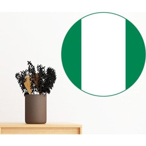 Nigeria Africa National Emblem Removable Wall Sticker Art Decals Mural DIY Wallpaper for Room Decal