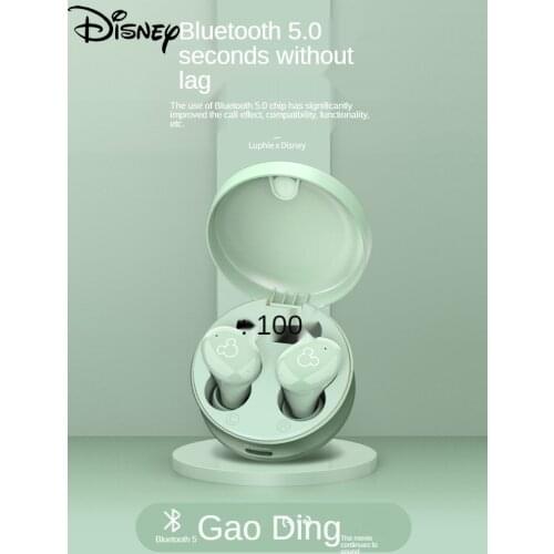 2021 Disney Mickey new true wireless Bluetooth-compatible headset binaural in-ear sports noise reduction game for iPhone Huawei