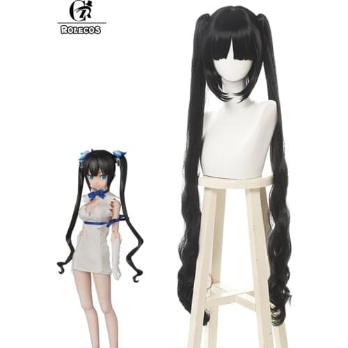 ROLECOS Anime Is It Wrong to Try to Pick Up Girls in a Dungeon Cosplay Wigs Cosplay Long Gradient Heat Resistant Synthetic Hairs