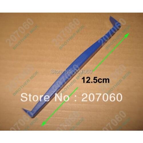 12.5 cm Pry Tool Blue Plastic Crowbar Hamate Bend Double Head Prying Open Shell Tools for iPad Tablet PC Repair 2000pcs/lot