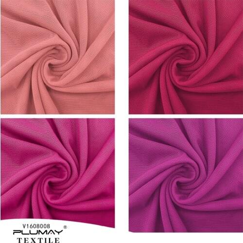 Mesh fabric 4 way stretch Nylon Spandex DIY high elastic hexagonal 40D power wedding decoration tulle Solid colorBride veil