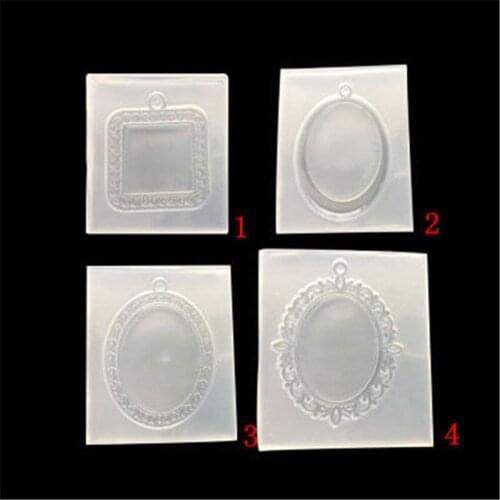 DIY Makeup mirror silicone mold Fondant baking tool cake mould cake decorating tools Valentines Easter