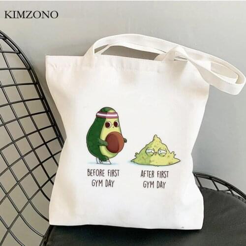 Avocado shopping bag shopper eco tote bolsas de tela bag sac cabas ecobag cloth boodschappentas sacolas
