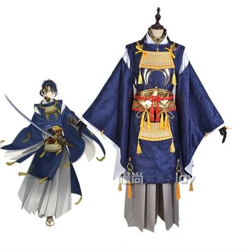 Touken Ranbu Online Mikazuki Munechika Cosplay Costumes Kimono Halloween Costumes For Adult