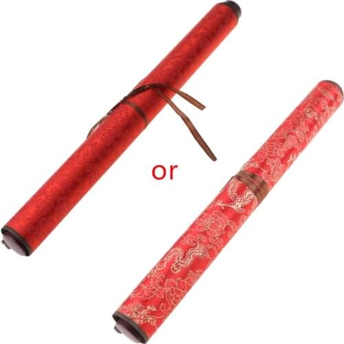 Ornate Classic Reusable Chinese Calligraphy Brush Water Writing Magic Cloth G88D