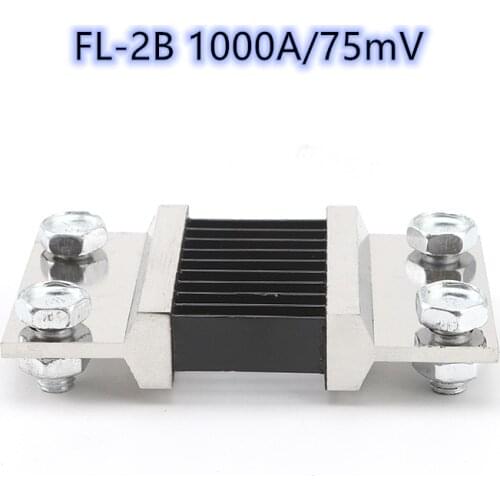 External Shunt FL-2B 1000A/75mV Current Meter Shunt resistor For digital ammeter amp voltmeter wattmeter