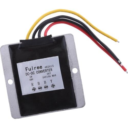 Waterproof DC/DC Converter 48V (30-60V) Step Down to 24V/15A 24V 15A 360W Power Supply Module