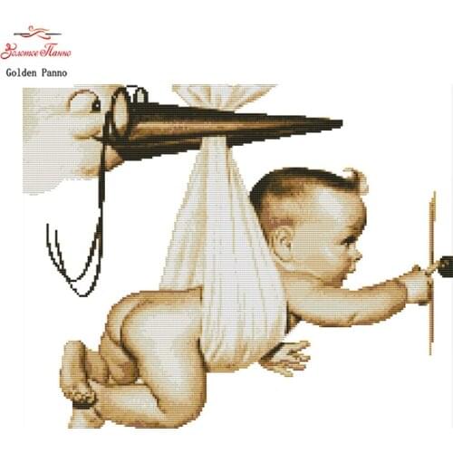 Golden panno,5D,diy diamond embroidery,Full,square,Diamond Painting,Cross Stitch,3D,diamond,Mosaic,small angel 911