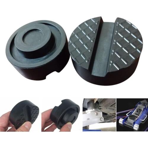1pc Car Rubber Disc Pad Car Vehicle Jacks 6.5cm Jack Pad Frame Protector Rail Floor Jack Guard Adapter Tool Jacking Lifting Disk