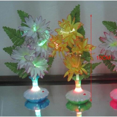 1Pcs Led Gypsophila Fiber Optic Flower Simulation Fiber Lamp Home Lantern Vase Light Lily Wedding Night Artificial Decor Ca S7M7