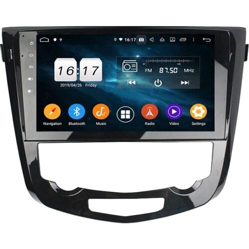 10.1" 8 Core Android 9.0 Car Radio For Nissan Qashqai AT 2013-2016 Car Multimedia Player 1024*600 Audio PX5 Stereo DSP GPS