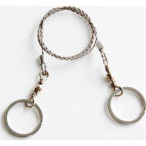 10pcs/lot Rotated Steel Wire Saw for Emergency Camping Hunting