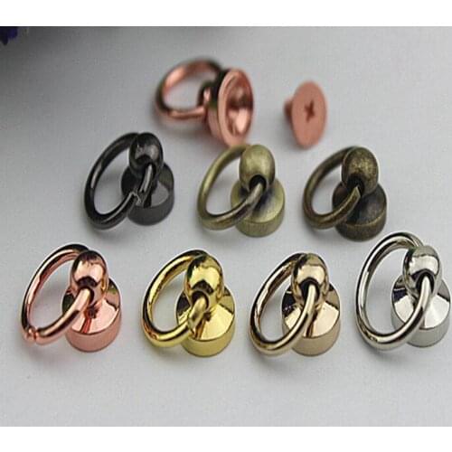 100 pcs/ lot Luggage hardware accessories diy bag accessories with lateral ring screw Bag buckle nail