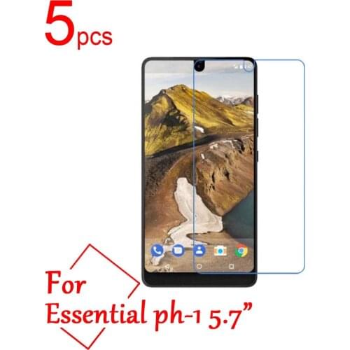 5pcs Ultra Clear/Matte/Nano anti-Explosion HD LCD Screen Protector Film Cover For Essential phone ph-1 Protective Film +cloth